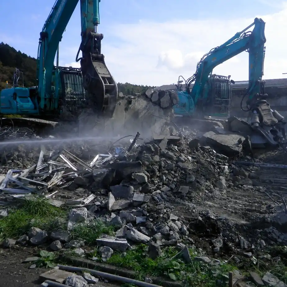 太白団地下水処理場解体工事