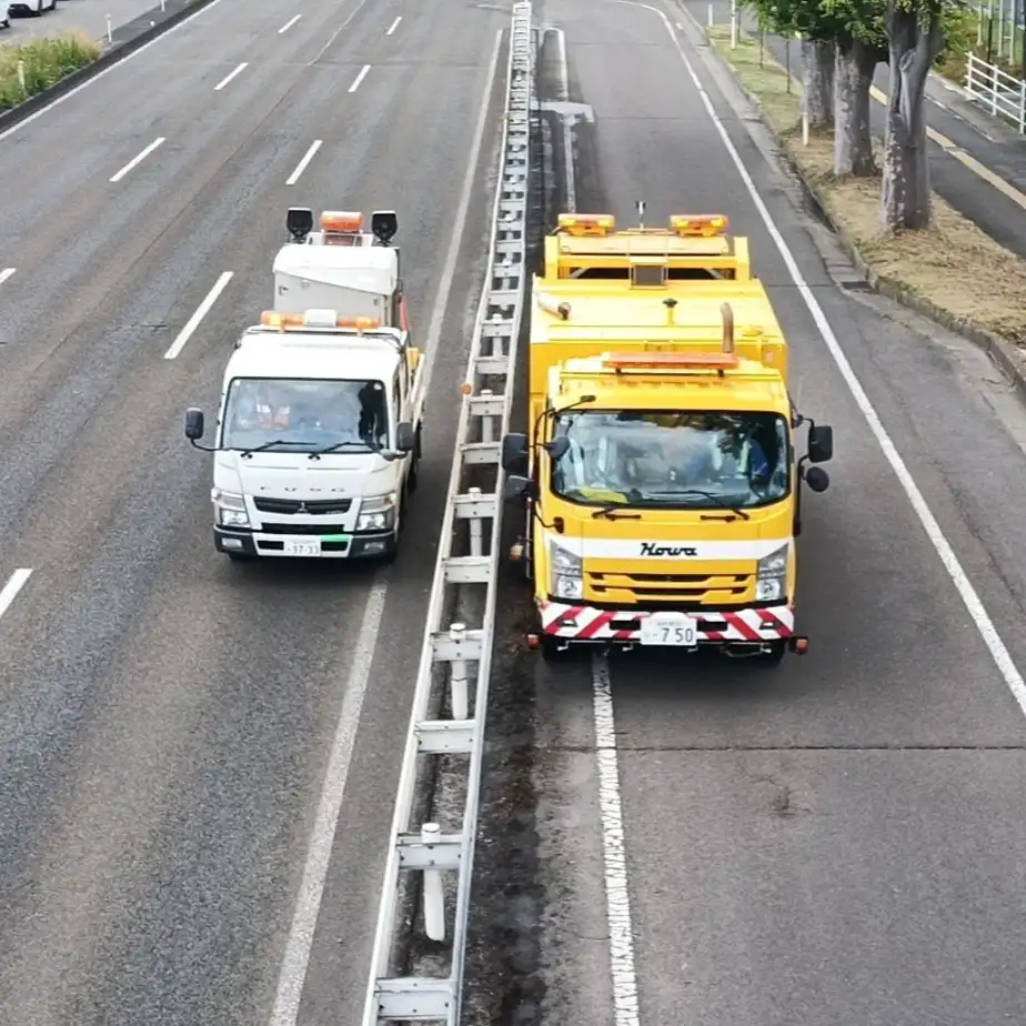 仙台東国道管内路面清掃工事