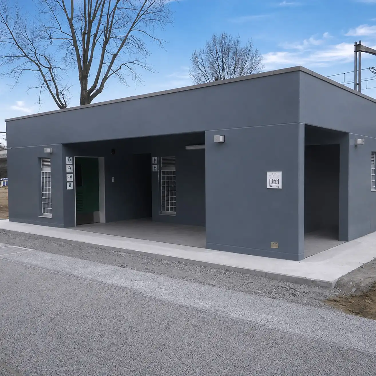 西公園（市民プール跡地）トイレ新築工事