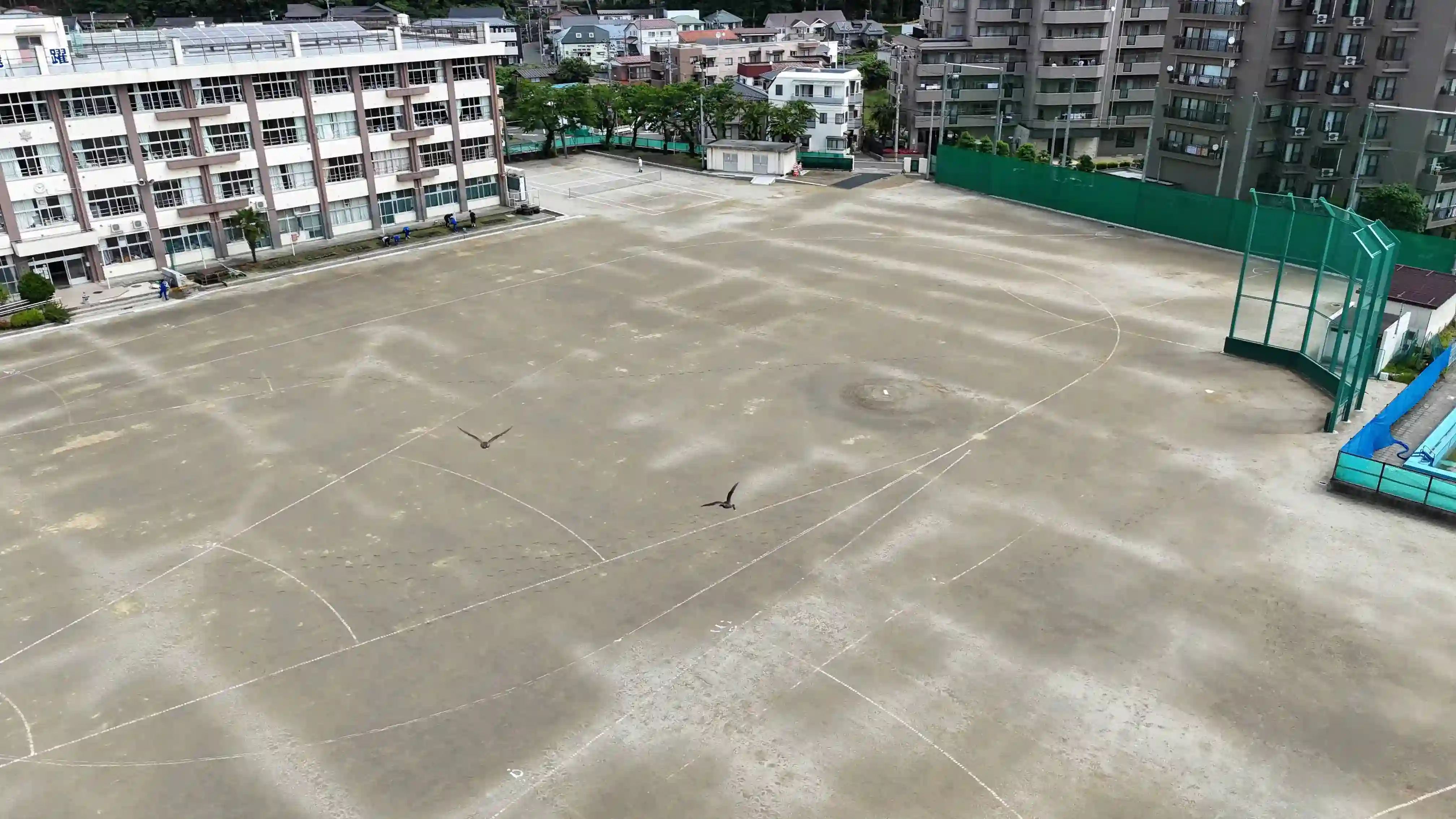 仙台市立上杉山中学校校庭整備工事
